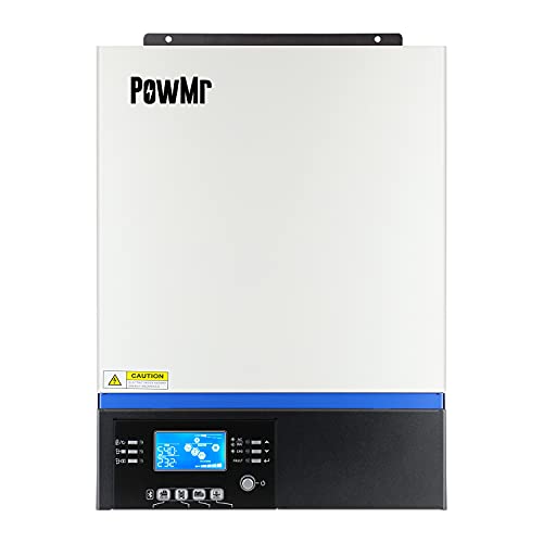 PowMr 5000W Hybrid Inverter 48V DC to 220V230V AC with 80A MPPT Charge Controller for LeadAcid and Lithium Battery
