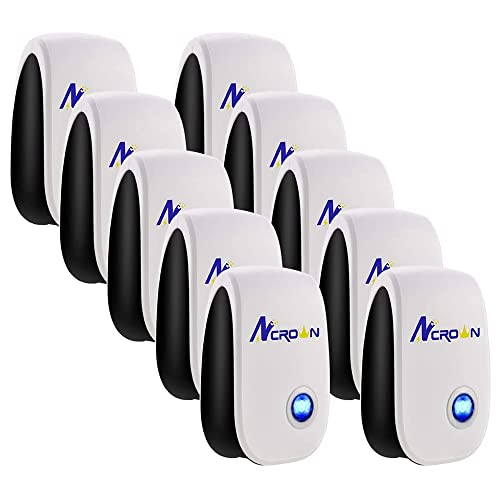 10 Pack Ultrasonic Pest Repeller New Electronic Mosquito Bug Rats Killer Insect Control Set Plug in Indoor Restaurants Warehouse Office HomeReliably for Pet and Human