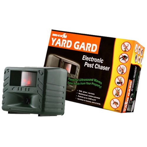 BirdX Yard Gard Electronic Animal Repeller keeps unwanted pests out of your yard with ultrasonic soundwaves
