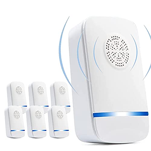 Ultrasonic Pest Repeller Pest Repellent Ultrasonic Plug in Electronic Pest Repeller Pest Reject for Insect Roach Mice Spider Ant Bug Mosquito Repellent for House Garage Warehouse Office (6 Pack)