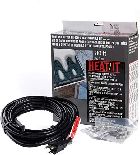 HEATIT HIRD 80 feet 5 Watts Per Foot Roof  Gutter Snow DeIcing Cable