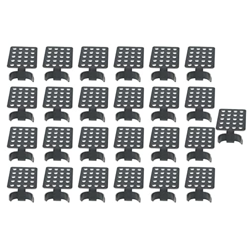WFLNHB 25 Pack Aluminum Heat Cable Roof Clip for Roofs Heat Cable and Ice Dam Heat Tape