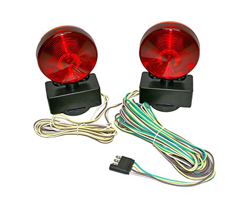 MaxxHaul 80778 Magnetic Towing Light Kit (Dual Sided for RV Boat Trailer and More DOT Approved)