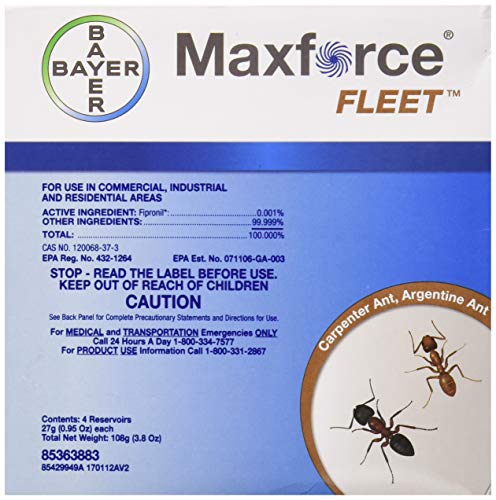 Bayer 10072 Max Force Fleet Ant Gel Light Yellow