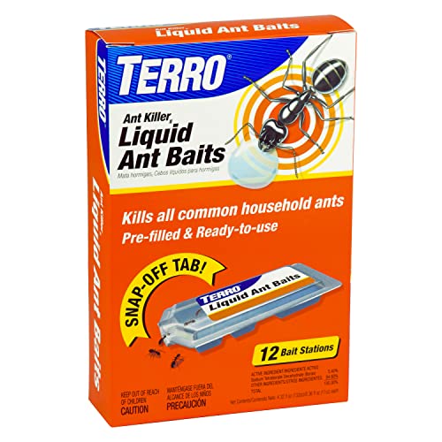 TERRO T300B Liquid Ant Killer 12 Bait Stations