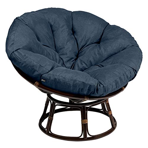 Classic Accessories Montlake WaterResistant 50 Inch Papasan Cushion Heather Indigo