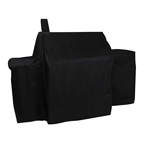 ProHome Direct Heavy Duty Waterproof Grill Cover for CharGriller 21212123 Grills and CharGriller Smokers with Side Fire BoxBlack