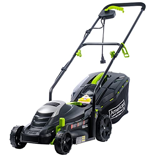 American Lawn Mower Company 50514 14Inch 11Amp Corded Electric Lawn Mower Black