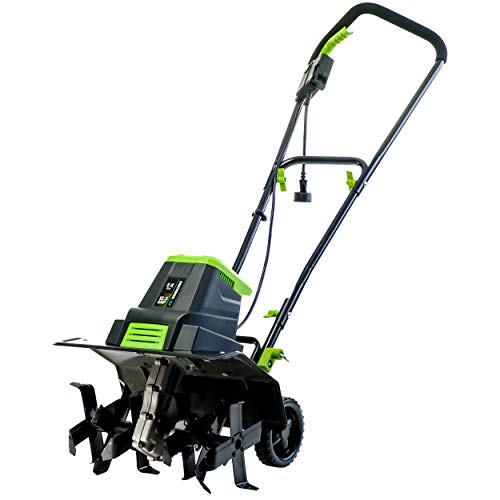 Earthwise TC70125 125Amp 16Inch Corded Electric TillerCultivator Green