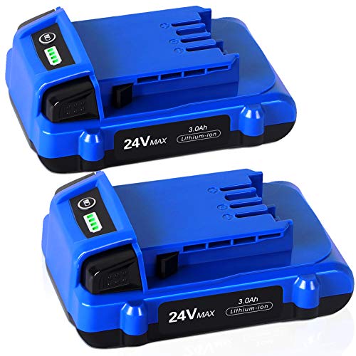 Upgrade CaliHutt 2Pack 24V 30Ah High Capacity Replacement Battery for Kobalt 24V Battery Max KB62403 KB52403 KB42403 KB22403 KB12403 0673802 1051230 Lithium Ion Cordless Tools Battery