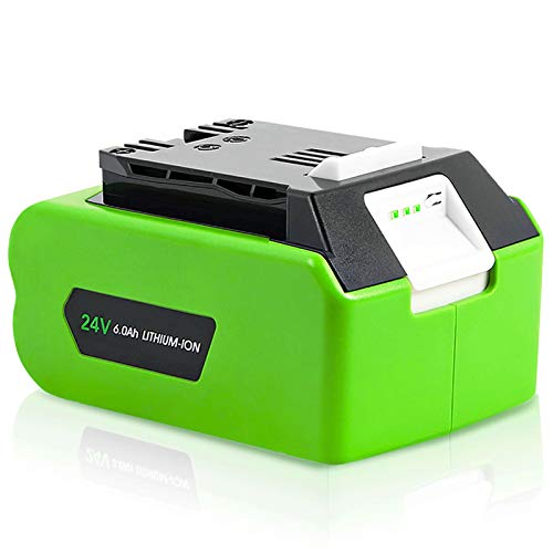 Upgrade Calihutt 24V 60Ah Replacement Battery for Greenworks 24V Max 29842 29852 29322 Lithium lon Battery 20352 22232 2508302 Cordless ToolsNOT for 48V