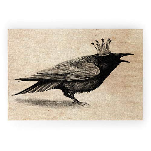 Society6 Anna Shell Raven Welcome Mat 36 x 24