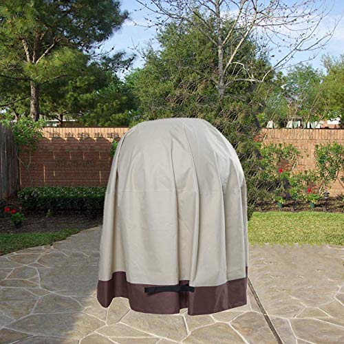 Grill Cover Round for Weber Original Charcoal Kettle Grills Outdoor Barbecue Gas Grill Cover 24Inch Waterproof Heavy Duty BBQ Cover