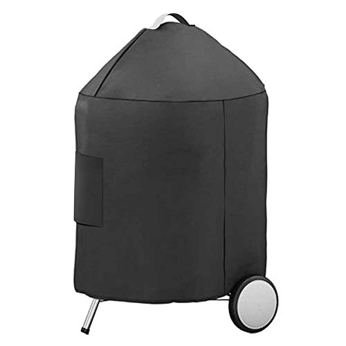 QuliMetal 7150 Charcoal Grill Cover 22 inch Heavy Duty Waterproof Premium Weber Grill Cover for Weber Kettle Charcoal Grill