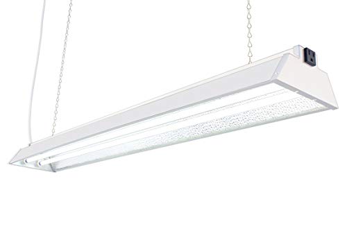 Durolux DL842N T5 4Foot 2 Fluorescent Lamps Grow Lighting System with 10000 Lumens and 6500K Full Sunlight Spectrum and Low Profile 7 Wide Reflector