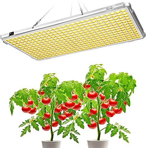 Grow Light for Indoor Plants Full Spectrum Bozily 300W Seedling Led Grow Lights Sunlike Plant Grow Light Fixture Plant Growing Lamps for Seedlings Succulents Hydroponic Veg and Bloom