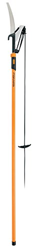 Fiskars 12 Foot Extendable Pole Saw  Pruner Orange (3939511001)