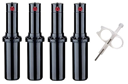 HUNTER PGPadj Rotor Sprinkler Heads  4 Pack  Includes Adjustment Tool