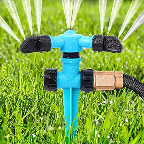 BOBOO Sprinkler Sprinklers for Lawn 360 Degree Garden Yard Sprinklers with up to 3000 Square Feet Automatic Rotating Lawn Sprinkler Water Sprinkler System