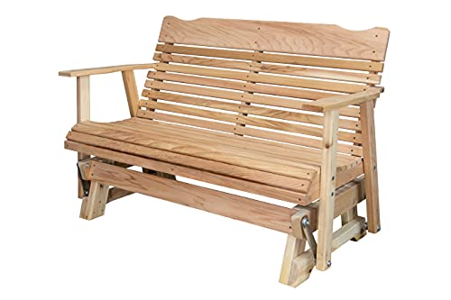 Kilmer Creek 4 Natural Cedar Porch Glider Amish Crafted