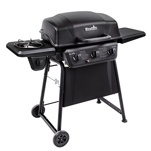 CharBroil Classic 360 3Burner Liquid Propane Gas Grill with Side Burner