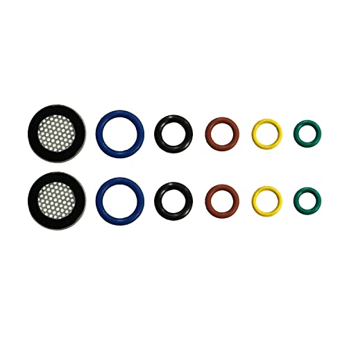 Simpson Cleaning 80151 Replacement ORing and Filter Kit for Cold Water Pressure Washers 5 Oring sizes (2 Sets) 1 Filter Size (2 Sets)