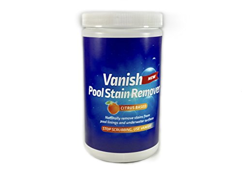 Bosh Chemical Vanish Pool  Spa Stain Remover (2LBS) Natural Safe Citrus Based Works Excellent on Vinyl Fiberglass and Metals Removes Rust and Other Tough Stains