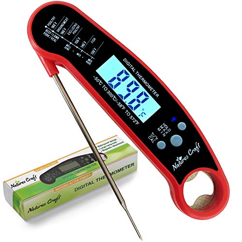 Digital Meat Thermometer Instant Read  UltraFast Wireless Thermometer for BBQ Accessories and Kitchen Gadgets with Waterproof Food Temperature Thermometer  Instant Thermometer Meat Probe BBQ Tools