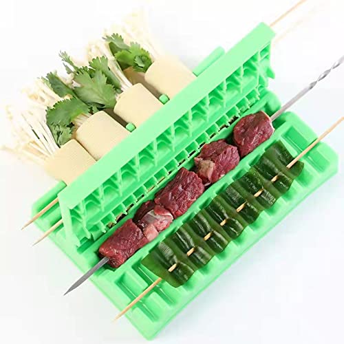 LUOY The New Multifunctional Kebab Tool can be reused Quickly Beef Meat Vegetable skewers Barbecue Tool Kitchen Gadgets