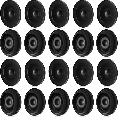 20 Pieces Rubber Grease Plugs Hub Dust CapTrailer Bearing Dust Cap Compatible with Dexter ALKO Trailers Trailer Grease Cap Covers Fits 1986 ID Metal Dust Cap