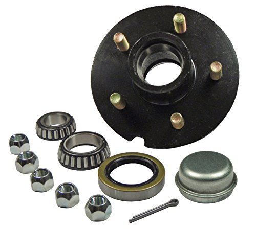 RIGID HITCH INCORPORATED Trailer Hub Kit  for 138 Inner  1116 Outer Tapered Spindle  5 Bolt on 5 Bolt Circle