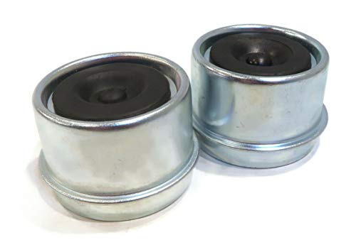The ROP Shop  (Pack of 2) Grease Caps 198 OD  Rubber Plugs for 4  5 Lug Hub Trailer Axles