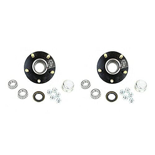 SOUTHWEST WHEEL 2Pack 5Hole 45 Bolt Circle Idler Hub for 2000 lb Axles (BT8 Spindle) 1 Spindle