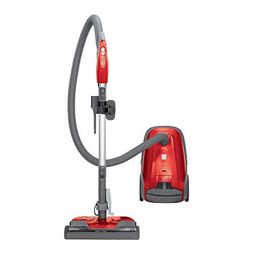 Kenmore 81414 400 Series Pet Friendly Lightweight Bagged Canister Vacuum with Extended Telescoping Wand HEPA Retractable Cord and 4 Cleaning Tools Red