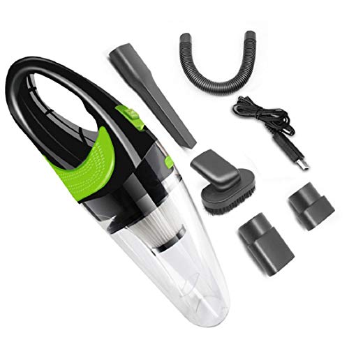 Yeefant Car Vacuum Portable Rechargeable Vacuum Cleaner Wet Dry Handheld Cordless 120W Automotive Vacuum Lightweight Wet Dry Vacuum for Home Pet Hair Car Cleaning