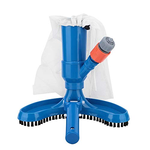 Swimming Pool Cleaning Tool - Professional Pond Jet Vacuum Brush Pool Brush Skimmer Cleaner Spa Tool Fast Cleaning Debris Pickup Removal Pond Bag Rake