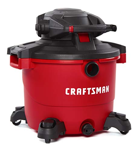 CRAFTSMAN CMXEVBE17607 16 gallon 65 Peak Hp WetDry Vac with Detachable Leaf Blower Heavy-Duty Shop Vacuum with Attachments