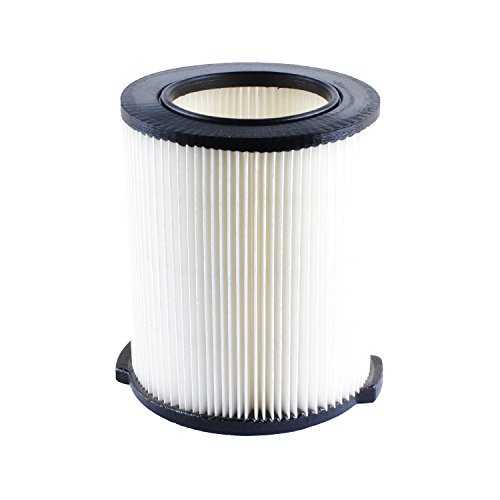 VF4000 Replacement Filter for Ridgid 72947 Wet Dry Vac 5 to 20-Gallon 6-9 Gal Husky Craftsman 17816 Vacuum Compatible WD5500 WD0671 RV2400A RV2600B Washable Reusable Replace Ridgid VF4000 Filter