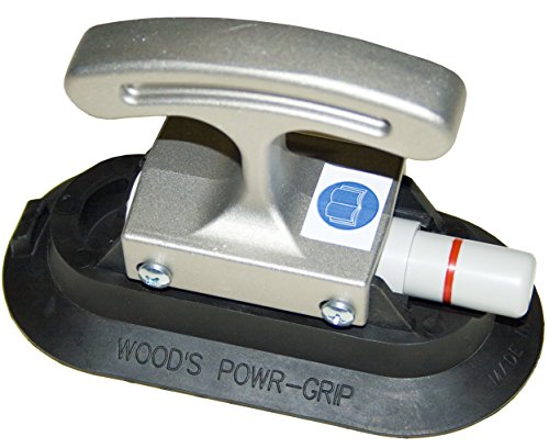 3 x 6 Woods Powr-Grip RF36HG Vacuum Suction Cup w Aluminum Handi-Grip Handle 40 lbs Capacity