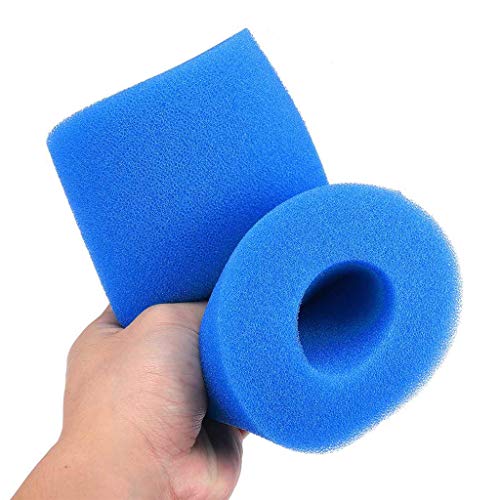 Poniu Magic Foam Filter Washable Sponge Foam Cartridge Hot Tub Filter Vacuum Foam Filter Replacement Soft Reusable Suitable Swimming Pool