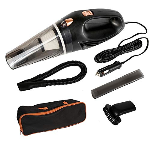 STHfficial New 4800Pa Handheld 12V 120W Strong Suction Vacuum Cleaner for Car WetandDry Dual Use Car Electronics Spare Filter Vacuum CleanerA