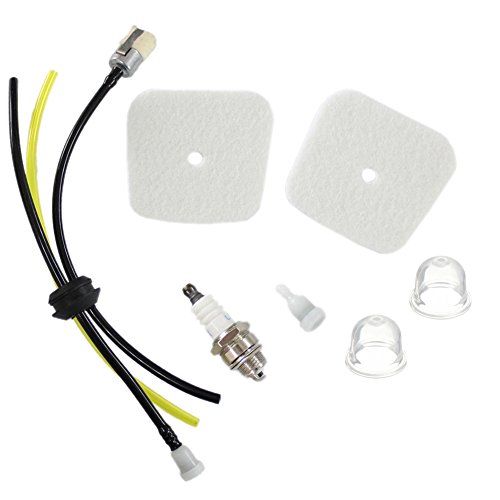 New Pack of 3 Hole Grommet Fuel Line Vent Fuel Filter Spark Plug Primer Bulb Air Filter for Mantis Echo Tillers