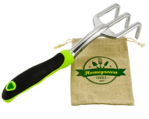 Hand Cultivator With Ergonomic Handle From Homegrown Garden Tools Best Tool To Loosen Soilamp Remove Weeds Includes