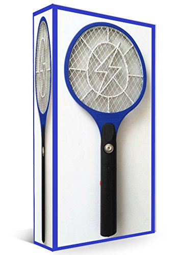 Eliminator Blue Fly Mosquito Defense Swatter - 1 Pack - Electric Bug Zapper Fly Swatter Mosquito Wasp Fly Killer Zap Mosquito - Indoor and Outdoor Bug Pest Control