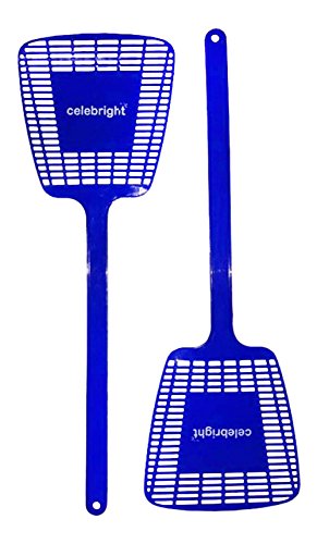 Fly Swatter - Blue - Set of 2 Swatters - Manual not Electrical - 30 Days Guarantee
