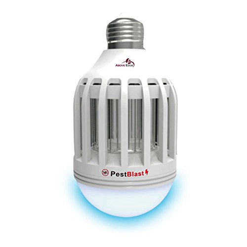 Above Edge Pestblast 2 In 1 Ultimate Mosquito Killer Pest Control Energy Efficient Led Bulb Lures Zaps Kills Insects Free Cleaning Brush Included