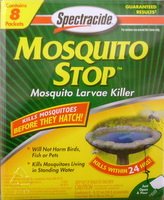 Spectracide Mosquito Stop - Mosquito Larvae Killer - 8 Packets Kills Within 24 Hours