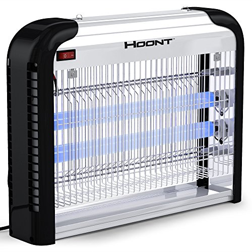 Hoont8482; Powerful Electronic Indoor Bug Zapper – 20 Watts, Covers 6,000 Sq. Ft. / Fly Killer, Insect Killer,