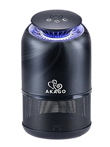 AKAGO Indoor UV Light and Suction Fan Mosquito Trap Non-toxic Non-Chemical Insect Killer 645 sq ft