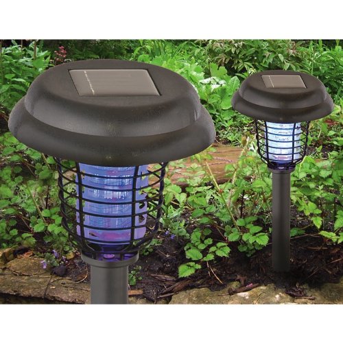 2 Solar Bug Zapper Lights Priced Less